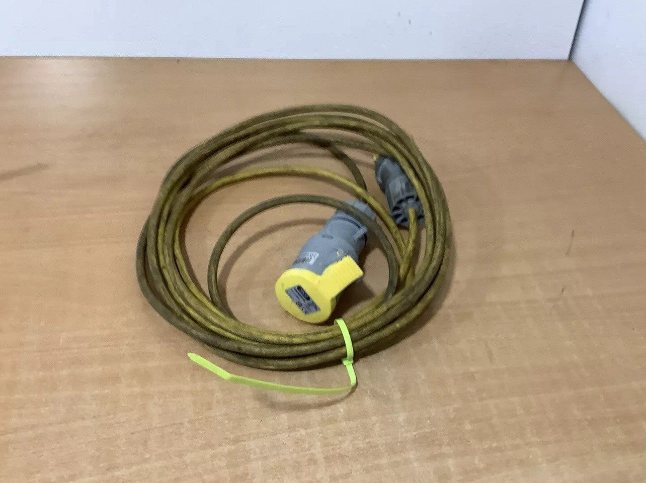 2 ⚡7m 110v Extension Lead 16A Yellow SITE POWER CABLE BUILDER WORKSHOP TOOL (11)