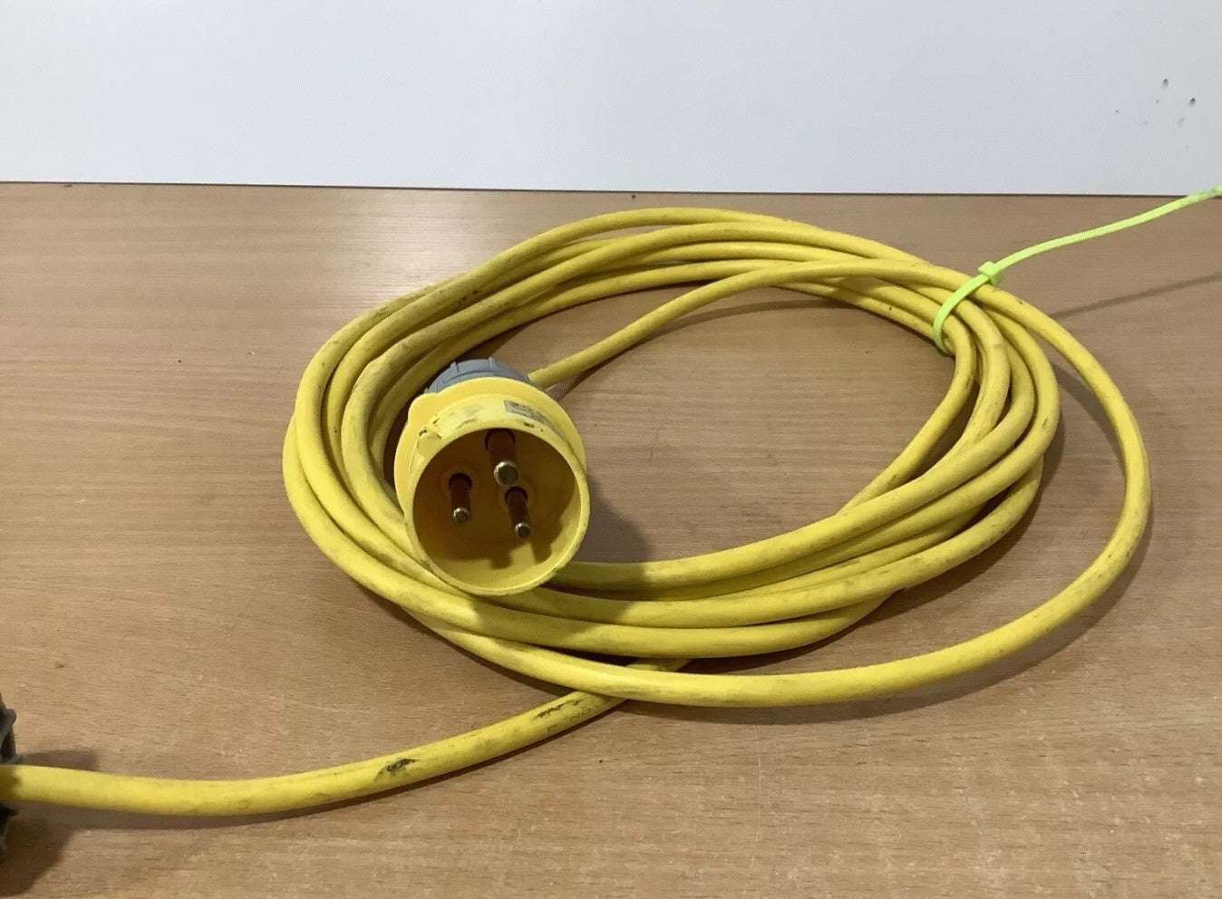 ⚡7m 110v Extension Lead 16A Yellow SITE POWER CABLE BUILDER WORKSHOP TOOL (11)