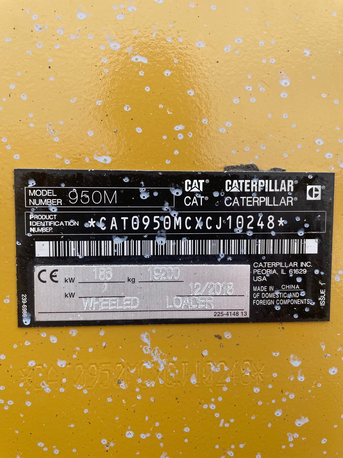 CAT 950M 2018