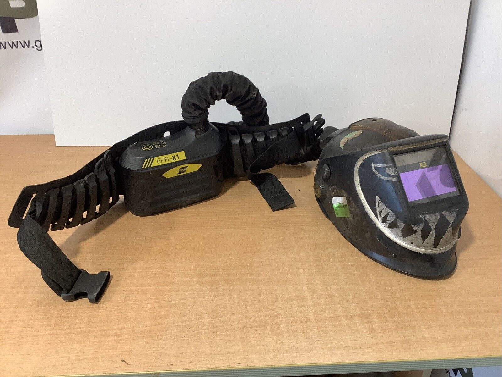 Esab G50 Air (9-13) Helmet, ESAB PAPR Powered Air Purifying Respirator System