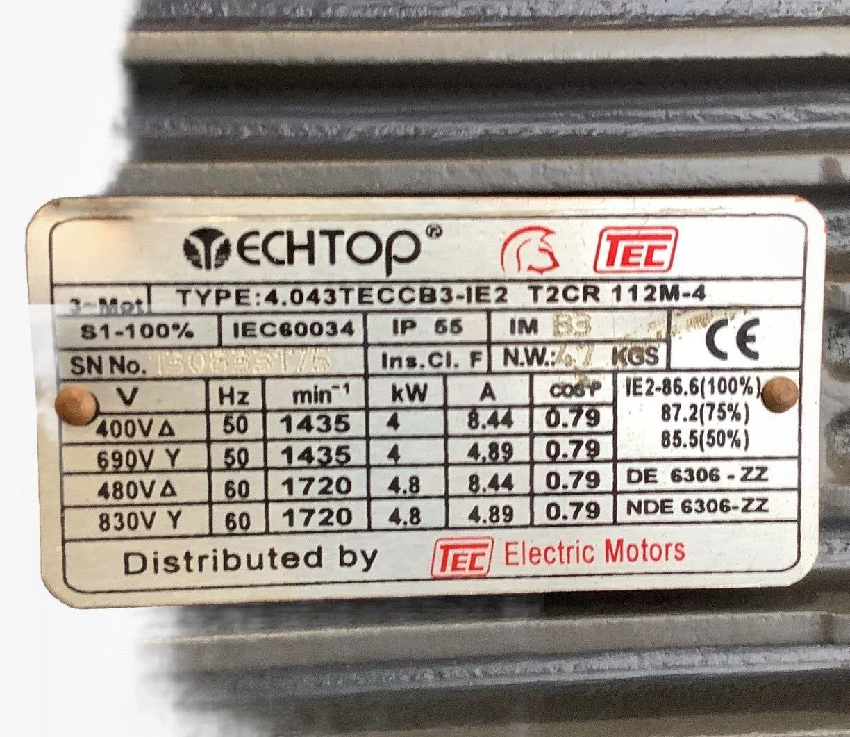 HIGH QUALITY DUAL CAPACITOR SINGLE PHASE ELECTRIC MOTOR 1400RPM 2800RPM PH 230V
